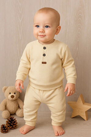 2' Li Erkek Bebek Takım % 100 Pamuk
