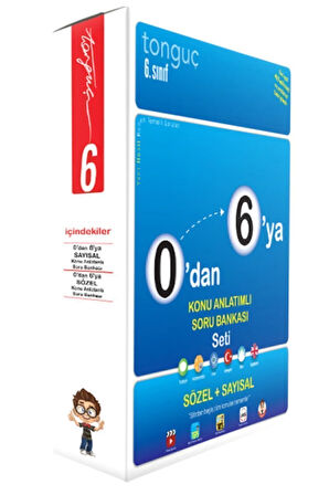 0'dan 6'ya Sayısal Sözel Konu Anlatımlı Soru Bankası Seti