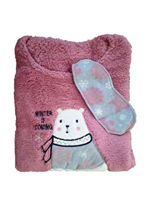 Kadın Pijama Takımı Peluş Welsoft Polar Kışlık