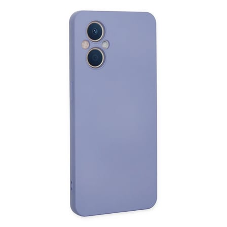 Bezos Reno 7 Lite Kılıf Nano içi Kadife Silikon - Lila CNK