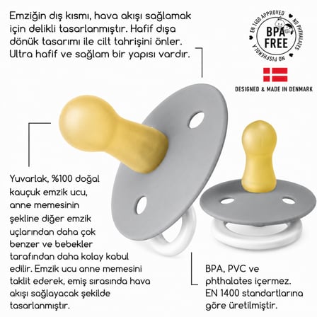 Bezos Kauçuk Emzik 0-6 Ay Cloud Glow adet fiyatıdır CNK