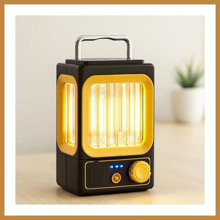 Bezos Nostalji Solar Lamba - USB Şarjlı 1500mAh CNK