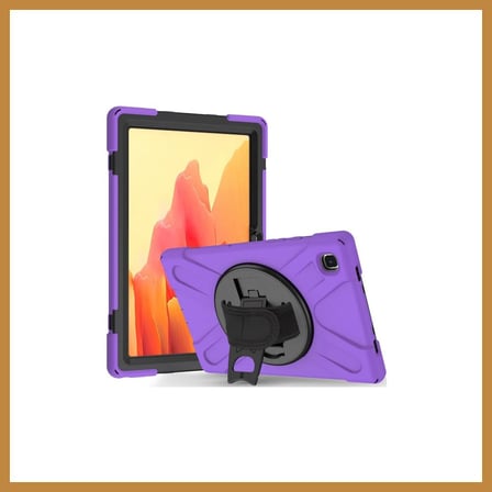 Bezos Samsung Galaxy T500 Tab A7 10.4 Kılıf Amazing Tablet Kapak - Mor CNK