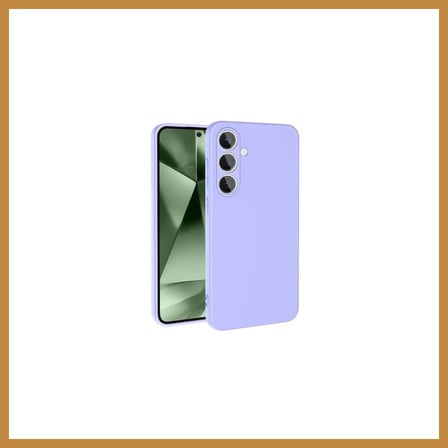 Bezos Samsung Galaxy S24 FE Uyumlu Kılıf Nano içi Kadife Silikon - Lila CNK