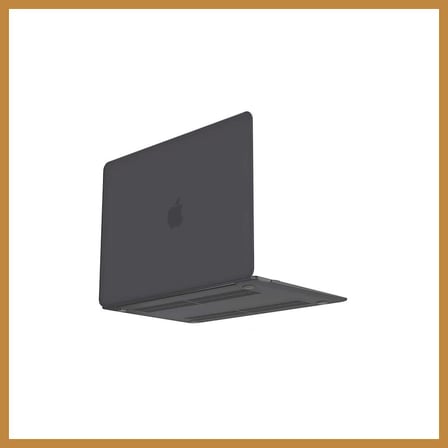 Bezos Macbook Pro 13 2021 Macbook Buzlu Kapak - Füme CNK