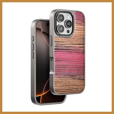 Bezos Venco iPhone 16 Pro Max Uyumlu Wave Kapak - Pembe CNK