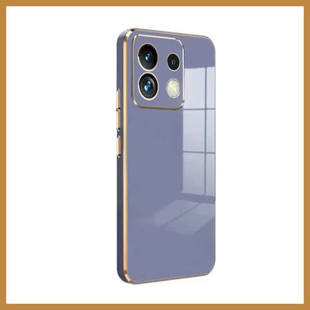 Bezos Redmi Note 13 4G Uyumlu Kılıf Volet Silikon - Mavi CNK