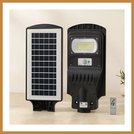 Bezos 100W 6500K Solar Sensörlü Sokak Lambası CNK