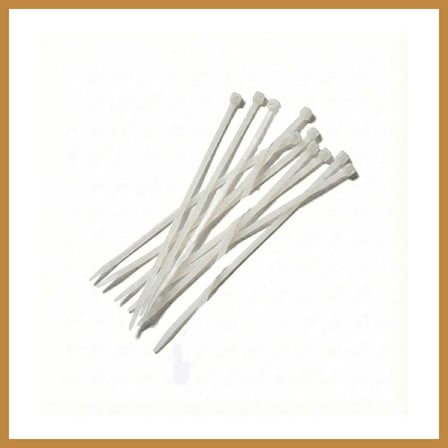 Bezos Kablo Bağı Kelepçe Cırt 4,8x400mm 10'lu Beyaz CNK