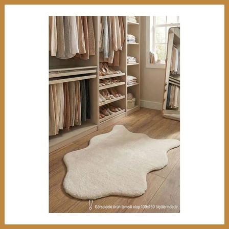 Bezos YoudayHomeCollection POLY Peluş Post Şeklinde Halı Model Oturma Odası Halısı · EBAT: 80X120 CNK