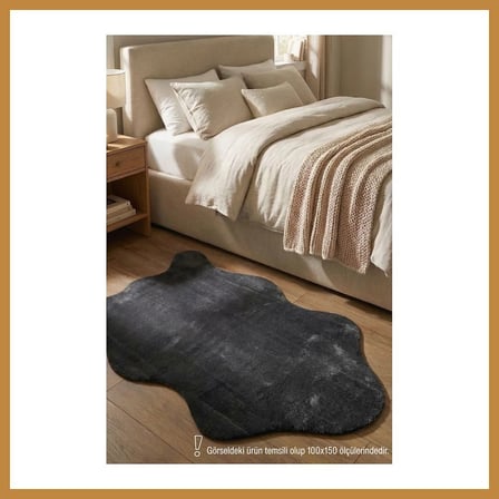 Bezos YoudayHomeCollection POLY Peluş Post Şeklinde Halı Model Oturma Odası Halısı · EBAT: 80X120 CNK