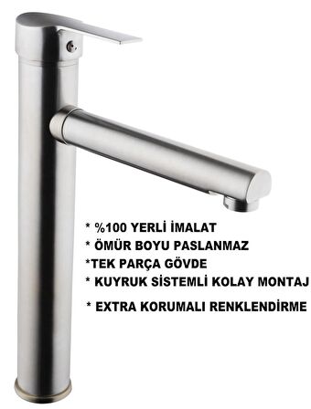 ÇANAK İNOX LAVABO BATARYASI