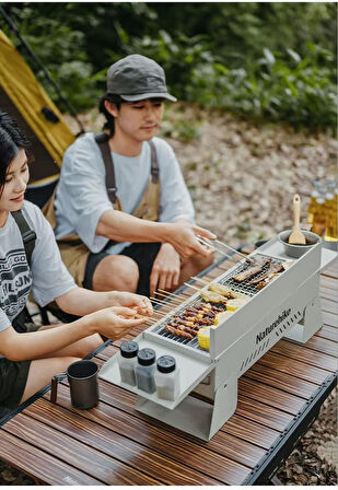 Naturehike Mangal Barbekü + Karlanabilir Masalı SANDSTONE
