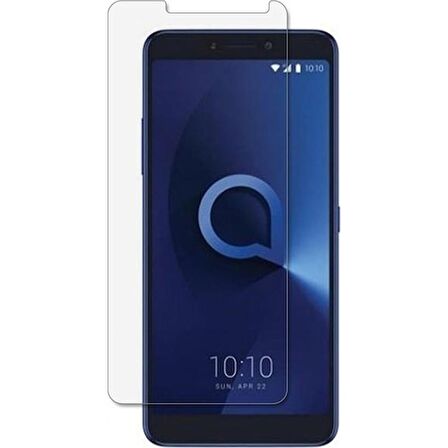 Alcatel 3 Uyumlu Ekran Koruyucu Screen Protector Tempered Glass Kristal Netliğinde %100 HD Görüntü, Yüksek Kalite Temperli Kırılmaz Cam