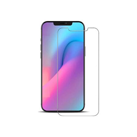 Apple iPhone 12 Pro Max Uyumlu Ekran Koruyucu Screen Protector Tempered Glass Kristal Netliğinde %100 HD Görüntü, Yüksek Kalite Temperli Kırılmaz Cam