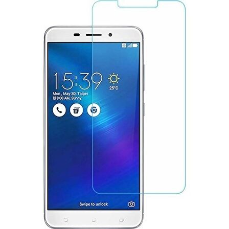 Asus Zenfone 3 Laser ZC551KL Uyumlu Ekran Koruyucu Screen Protector Tempered Glass Kristal Netliğinde %100 HD Görüntü, Yüksek Kalite Temperli Kırılmaz Cam