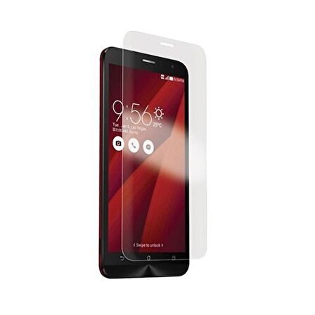 Asus Zenfone 2 Uyumlu Ekran Koruyucu Screen Protector Tempered Glass Kristal Netliğinde %100 HD Görüntü, Yüksek Kalite Temperli Kırılmaz Cam