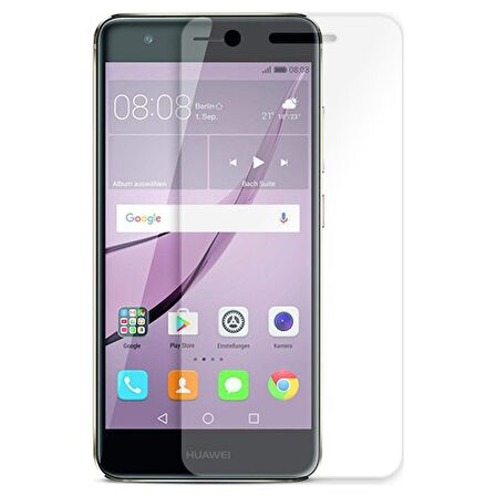 Huawei Nova Uyumlu Ekran Koruyucu Screen Protector Tempered Glass Kristal Netliğinde %100 HD Görüntü, Yüksek Kalite Temperli Kırılmaz Cam