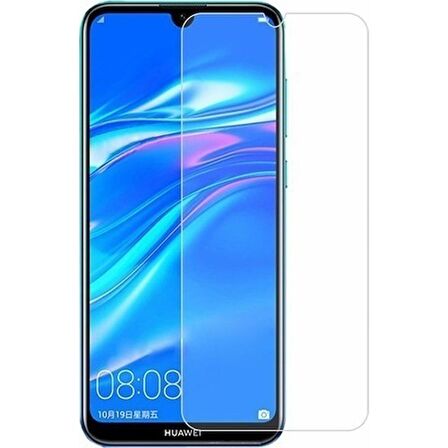 Huawei Y7 Uyumlu Ekran Koruyucu Screen Protector Tempered Glass Kristal Netliğinde %100 HD Görüntü, Yüksek Kalite Temperli Kırılmaz Cam