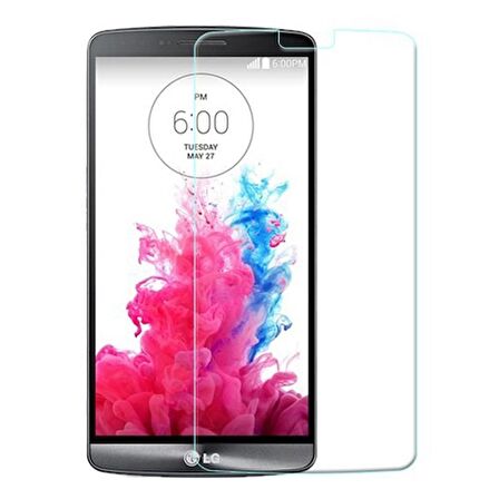 LG G3 Stylus Uyumlu Ekran Koruyucu Screen Protector Tempered Glass Kristal Netliğinde %100 HD Görüntü, Yüksek Kalite Temperli Kırılmaz Cam