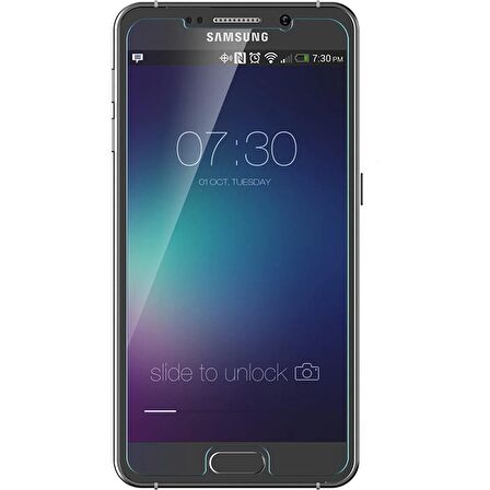 Samsung Galaxy Note 5 Uyumlu Ekran Koruyucu Screen Protector Tempered Glass Kristal Netliğinde %100 HD Görüntü, Yüksek Kalite Temperli Kırılmaz Cam