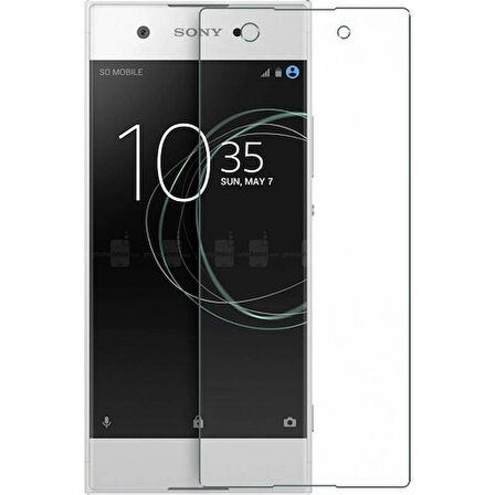 Sony Xperia XA1 Uyumlu Ekran Koruyucu Screen Protector Tempered Glass Kristal Netliğinde %100 HD Görüntü, Yüksek Kalite Temperli Kırılmaz Cam
