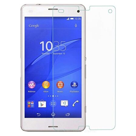 Sony Xperia Z3 Uyumlu Ekran Koruyucu Screen Protector Tempered Glass Kristal Netliğinde %100 HD Görüntü, Yüksek Kalite Temperli Kırılmaz Cam