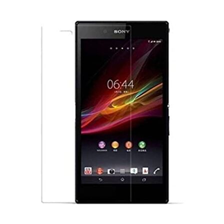 Sony Xperia Z Uyumlu Ekran Koruyucu Screen Protector Tempered Glass Kristal Netliğinde %100 HD Görüntü, Yüksek Kalite Temperli Kırılmaz Cam