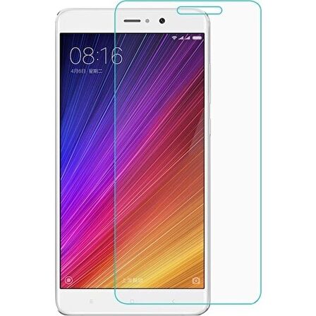 Xiaomi Mi 5S Plus Uyumlu Ekran Koruyucu Screen Protector Tempered Glass Kristal Netliğinde %100 HD Görüntü, Yüksek Kalite Temperli Kırılmaz Cam