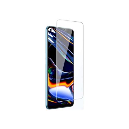 Realme 7 Pro Uyumlu Ekran Koruyucu Screen Protector Tempered Glass Kristal Netliğinde %100 HD Görüntü, Yüksek Kalite Temperli Kırılmaz Cam