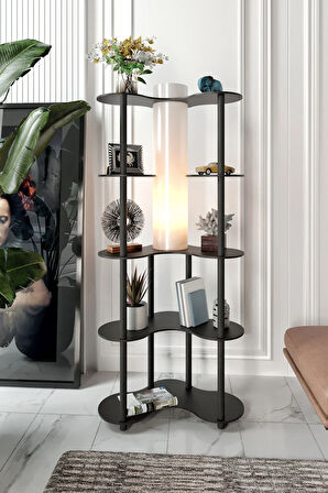 Mariposa Lambader Kitaplık SİYAH