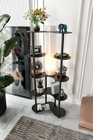 Mariposa Lambader Kitaplık SİYAH