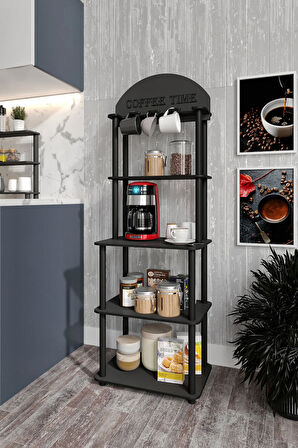 Dekoratif Lungo Özel Kahve Köşesi SİYAH