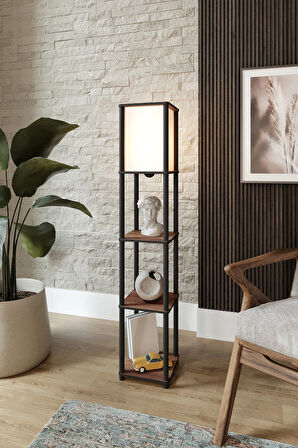 SAKAKİ RAFLI LAMBADER CEVİZ