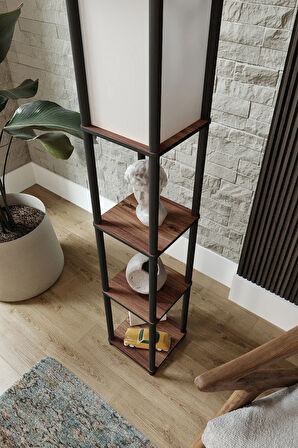 SAKAKİ RAFLI LAMBADER CEVİZ