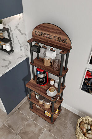 Dekoratif Lungo Özel Kahve Köşesi Madran Ceviz