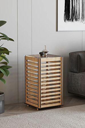 Meşe Solis Sehpa Lambader