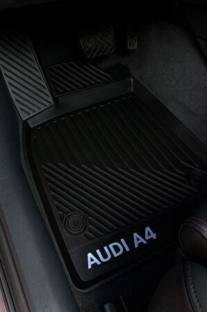 Audi A4 2008 Sonrası Uyumlu 3D Kauçuk Oto Paspas – Premium Seri