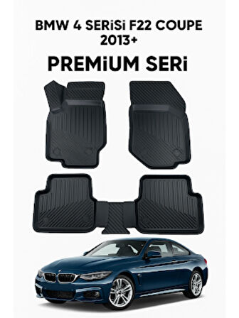 BMW 4 Serisi F32 Coupe 2013+ 3D Havuzlu Oto Paspas,