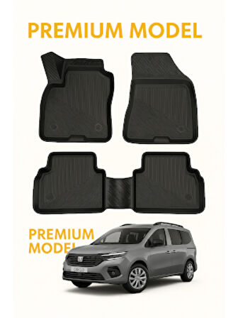 Fiat Doblo 2024+ Araca Özel 3D Havuzlu Paspas