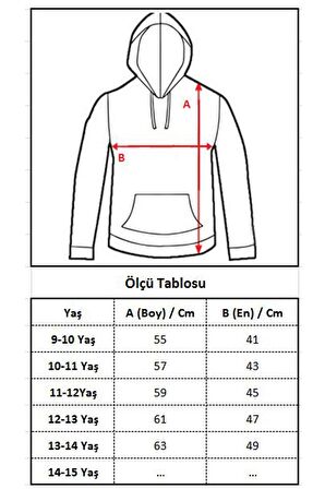 Erkek Çocuk Outwxm Baskılı Sweatshirt 9-14 Yaş 14019