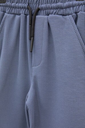 İndigo  Beli Lastikli Ponpon Kumaş Basic Erkek Çocuk Şort 21169