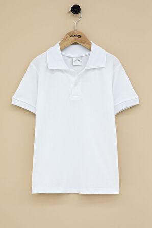 Erkek Çocuk Polo Yaka Kısa Kollu 2'li Okul Tişörtü 21412