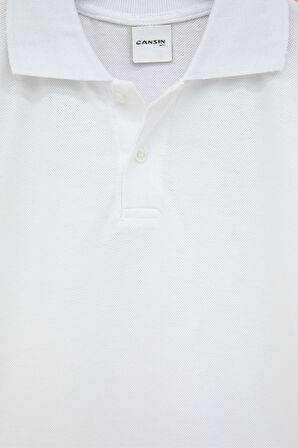 Kız Çocuk Polo Yaka Kısa Kollu 2'li Okul Tişörtü 21413