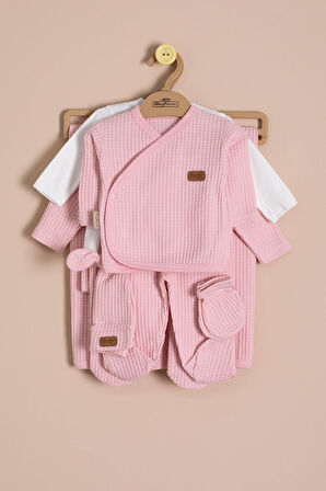 Pembe Kız Bebek Petekli 10'lu Hastane Çıkışı Seti 23328