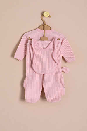 Pembe Kız Bebek Petekli 10'lu Hastane Çıkışı Seti 23328