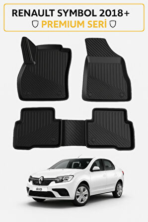 Renault Symbol 2018+ 3D Havuzlu Oto Paspas