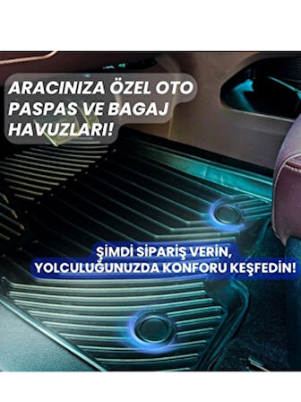 Renault Symbol 2018+ 3D Havuzlu Oto Paspas