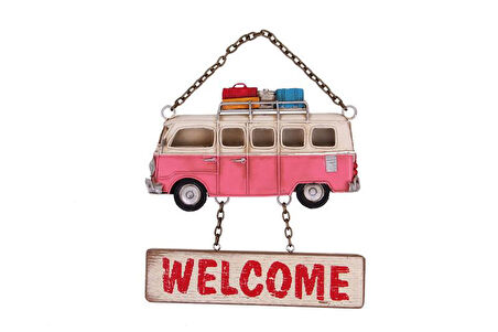 Dekoratif Metal Kapı Yazısı Minibüs Kapı Süsü Hediyelik