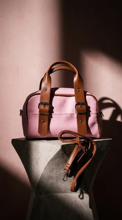City Bloom Pembe Omuz Çantası